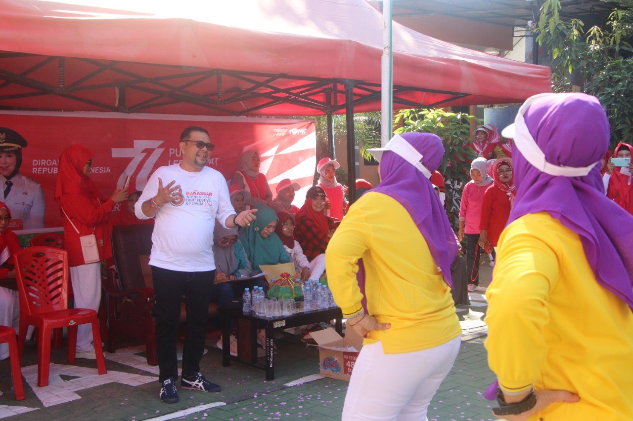 Camat Rappocini Syahruddin Buka KegiataN PORSENI Tingkat Kecamatan Rappocini.