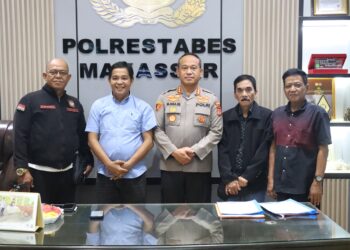 Kapolrestabes Makassar Terima Audiensi Pengurus PJI Perwakilan Sulsel 