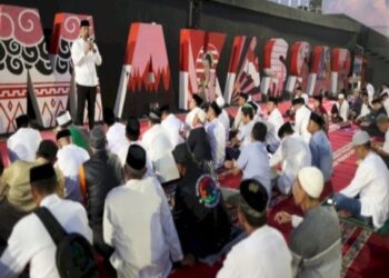 Plt. Camat Ujung Pandang Hadiri GMSSB di Anjungan Pantai Losari