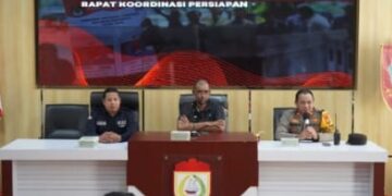 Koordinasi Pendistribusian Logistik Pemilu 2024 di Kecamatan Ujung Pandang