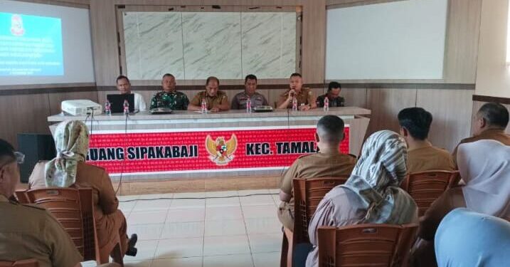Sekretaris Camat Tamalate Saddam Musma Pimpin Rapat Konsolidasi Persiapan Pilkada Serentak Tahun 2024