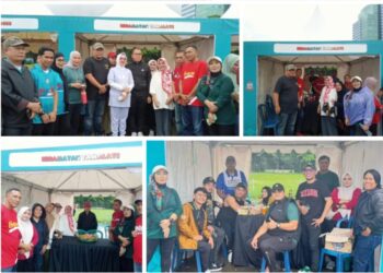 Camat Tamalate Hadiri ki Acara Family Gathering bersama Jajarannya di Lapangan Karebosi Makassar