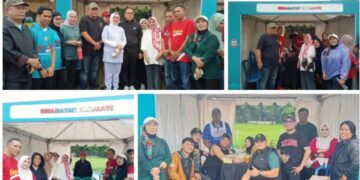 Camat Tamalate Hadiri ki Acara Family Gathering bersama Jajarannya di Lapangan Karebosi Makassar