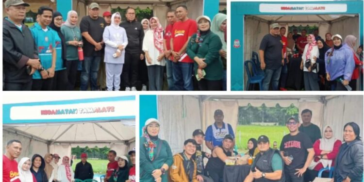 Camat Tamalate Hadiri ki Acara Family Gathering bersama Jajarannya di Lapangan Karebosi Makassar