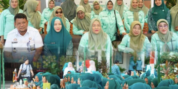 Camat Tamalate Dampingi Ketua Tim Penggerak PKK Terima Tim Supervisi dan Evaluasi Program PKK Kota Makassar di Lomba Lorong PKK Kelurahan Mangasa