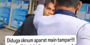 Di Duga Oknum TNI AL Tampar Anak di Jalanan, Ajarkan Jadi Hakim Jalanan?