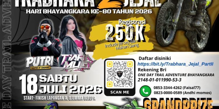 Polres Luwu Kembali Hadirkan “Trabhara Jejal Part 2”, Siap Ramaikan Hari Bhayangkara ke-80 dengan Ribuan Rider
