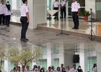 PIP Makassar Laksanakan Apel Kenaikan Pangkat bagi Alberto, S.Si.T., M.A.P., M.Mar.E.