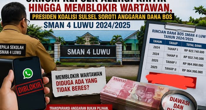Ditetapkan Tersangka Eks Kepala BGN, Presiden Koalisi Sulsel Menantang APH Memeriksa Sejumlah KA SPPG Kabupaten Luwu