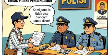 Jurnalis Mata Nusantara Resmi Laporkan Orang Yang Melakukan Pengancaman