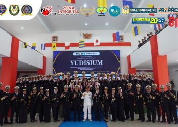 87 Lulusan Diploma III Poltekpel Barombong Resmi Menyandang Gelar Ahli Madya Pelayaran