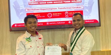 Sahrul Ariansyah Terpilih Pimpin KAMMI Daerah Makassar Periode 2026–2027