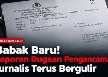 Laporan Atas Pengancaman Jurnalis Mata Nusantara Telah Masuk Proses Hukum