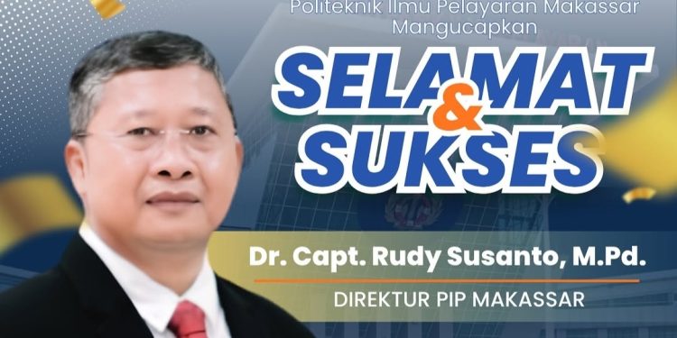 Raih Gelar Doktor, Dr. Capt. Rudy Susanto, M.Pd. Menjadi Inspirasi Baru di PIP Makassar