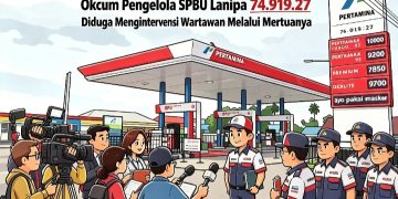 Manager Blokir Wartawan, Oknum Pengelola SPBU Lanipa 74.919.27 Diduga Mengintervensi Wartawan Melalui Mertuanya