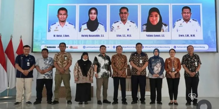 Direktur Poltekpel Barombong Pimpin Sertijab Wakil Direktur I, II, dan III yang Baru