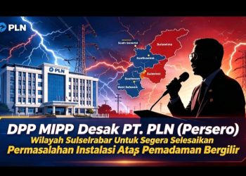 DPP MIPP “Desak PT. PLN (Persero) Wilayah Sulselrabar Untuk Segera Selesaikan Permasalahan Instalasi Atas Pemadaman Bergilir”.