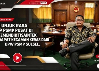 Akasi Unjuk Rasa DPP PSMP PUSAT Di Kemendiktisaintek Dapat Kecaman Dari DPW PSMP SULSEL.